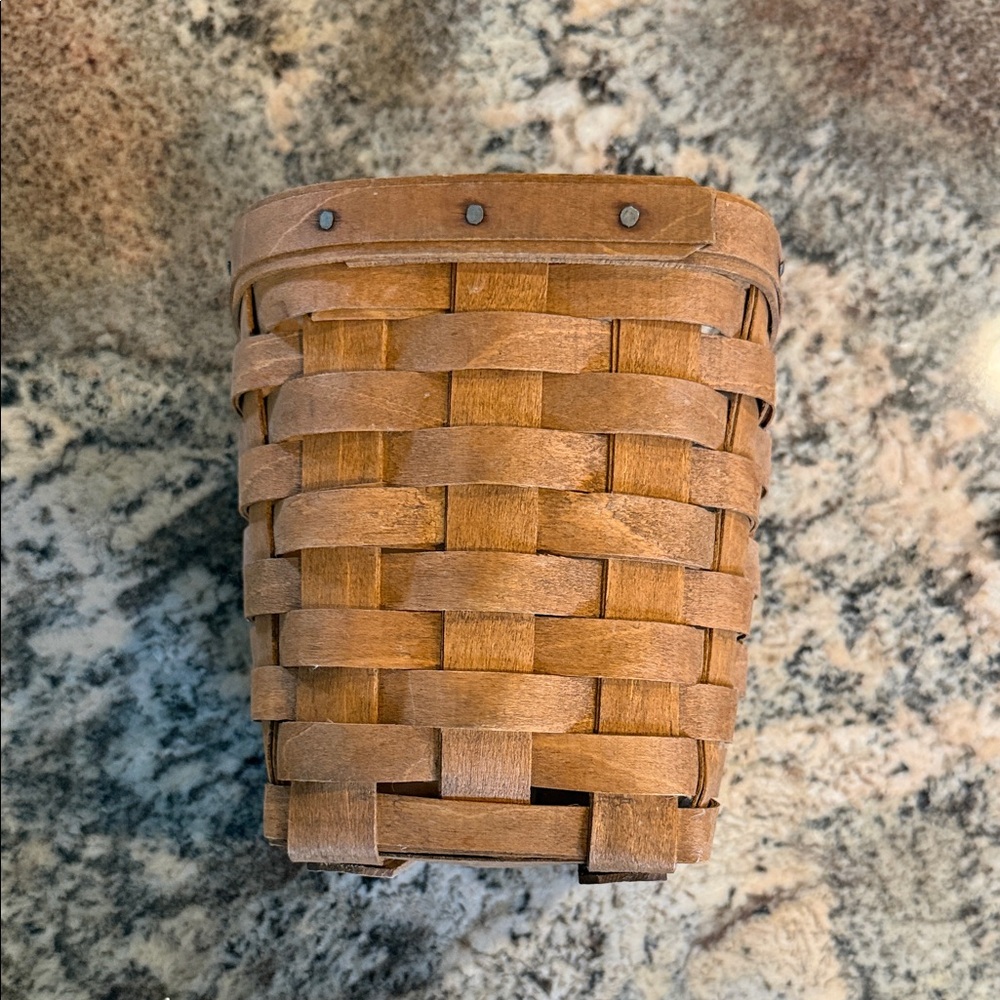 Longaberger Woven Wooden Basket - Brown